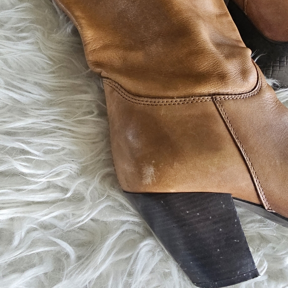 Aldo heeled boots, camel, size 38 - Picture 4 of 6